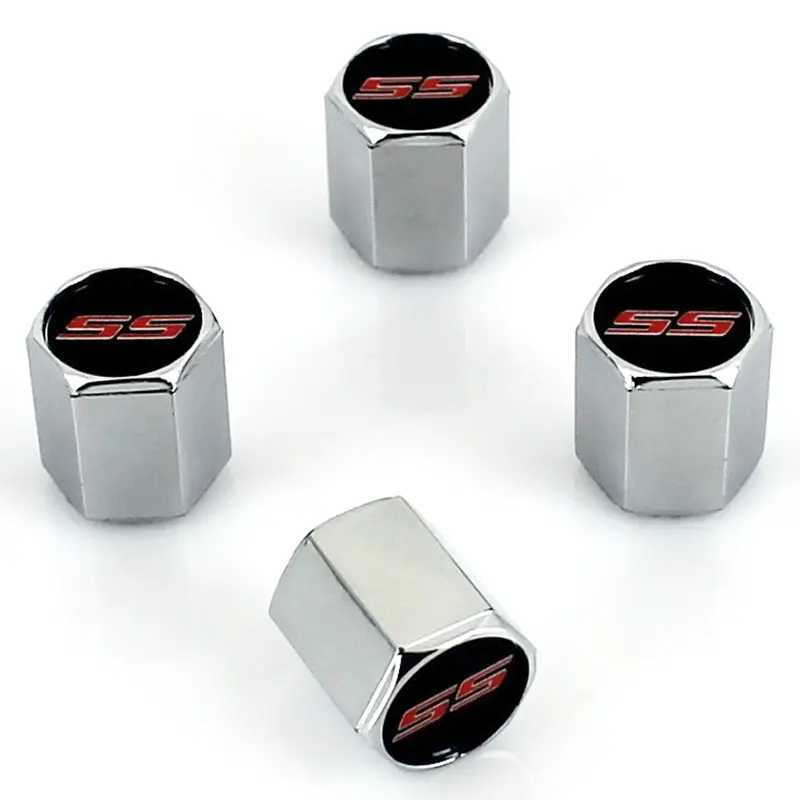 Chevy Camaro Ss Logo Tire Stem Valve Caps 2