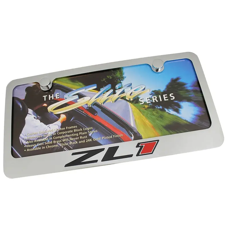Chevy Camaro Zl1 License Plate Frame (Chrome) 1