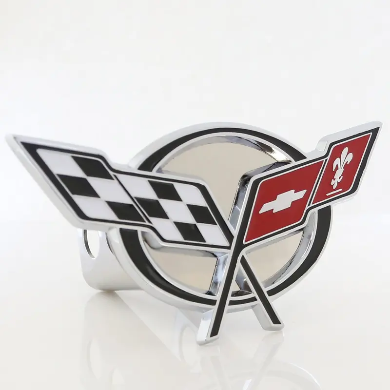 Chevy Corvette C5 Trailer Hitch Cover Plug (Chrome) 1