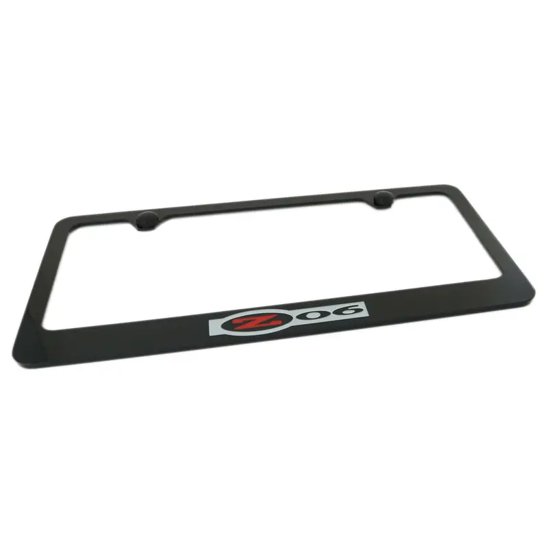Chevy Corvette C5 Z06 License Plate Frame (Black) 2