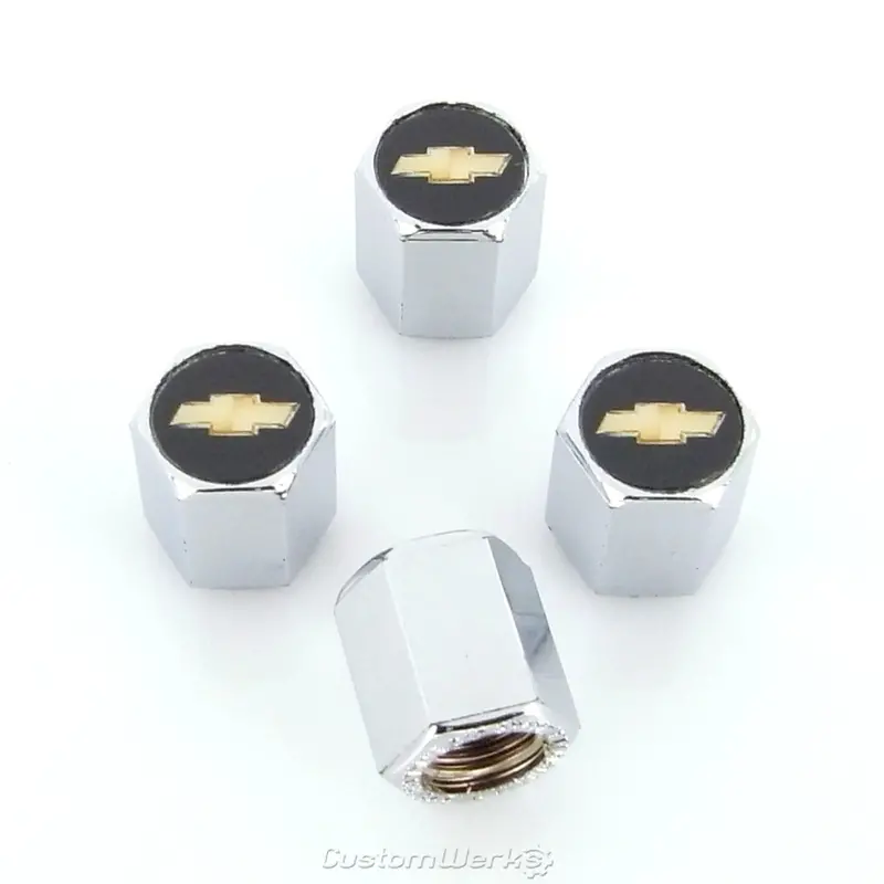 Chevy Logo Tire Stem Valve Caps 1