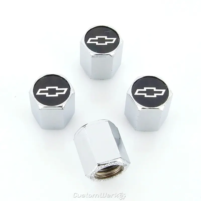 Chevy Logo Tire Stem Valve Caps 1