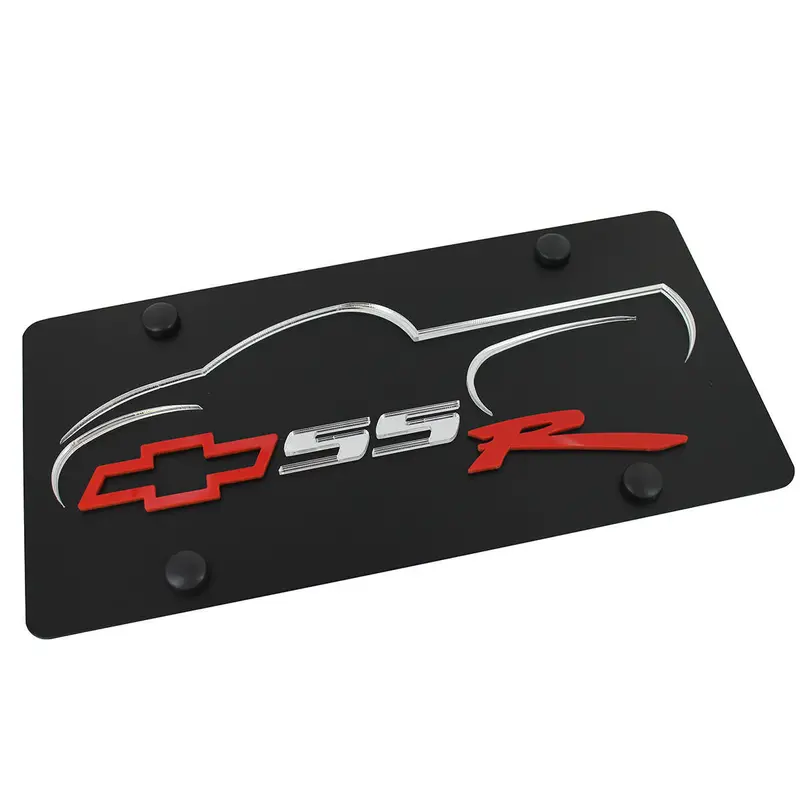 Chevy Ssr Logo License Plate (Black) 1