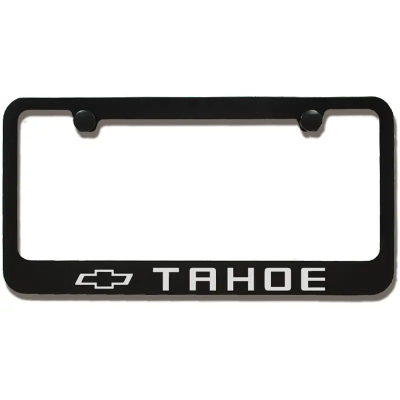 Chevy Tahoe License Plate Frame (Black) 1