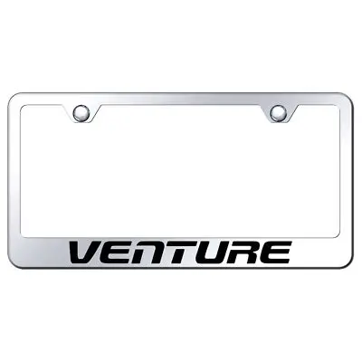 Chevy Venture Laser Etched Logo Stainless Steel License Plate Frame (Chrome) 1