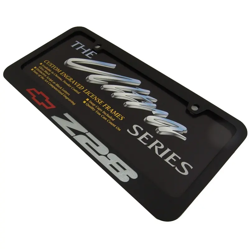 Chevy Z28 License Plate Frame (Black) 2