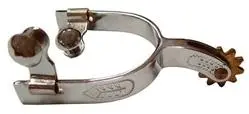 Childs Engraved Chrome Spur 1