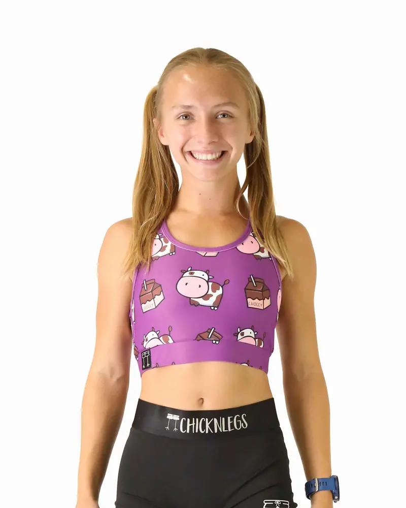 Choccy Cows Og Sports Bra 1