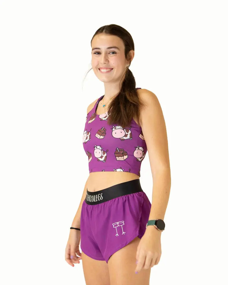 Choccy Cows Pwr Crop Top 1