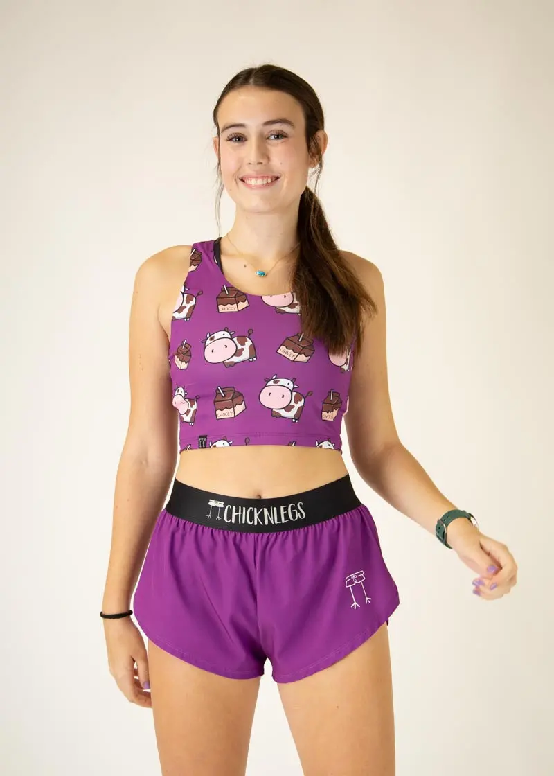 Choccy Cows Pwr Crop Top 2
