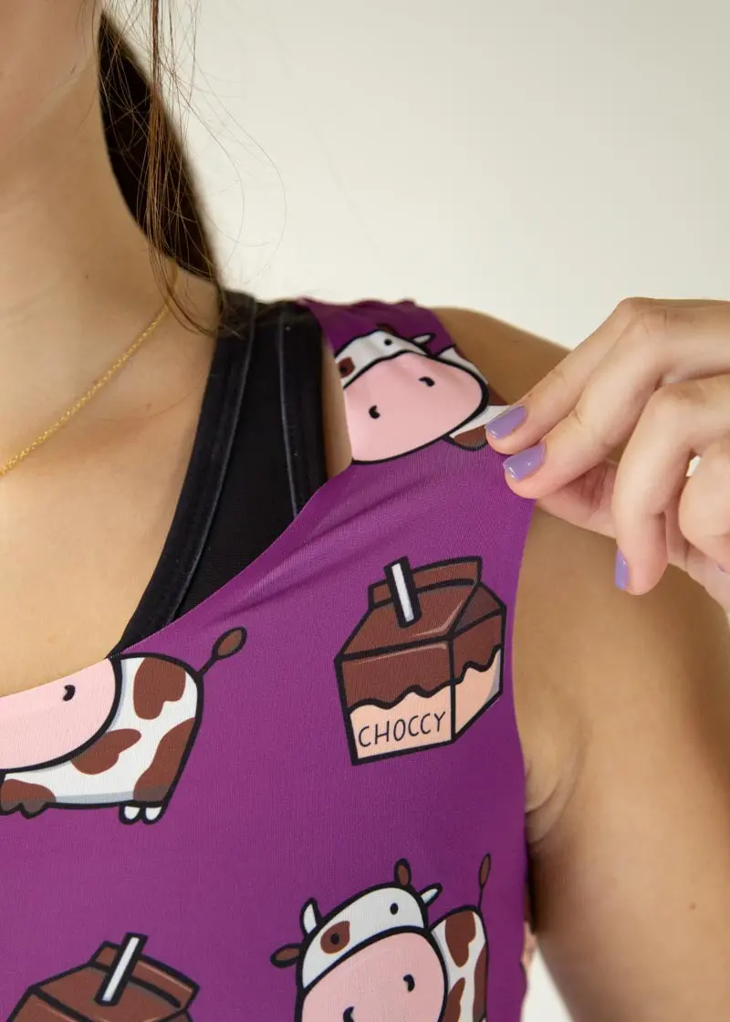 Choccy Cows Pwr Crop Top 5