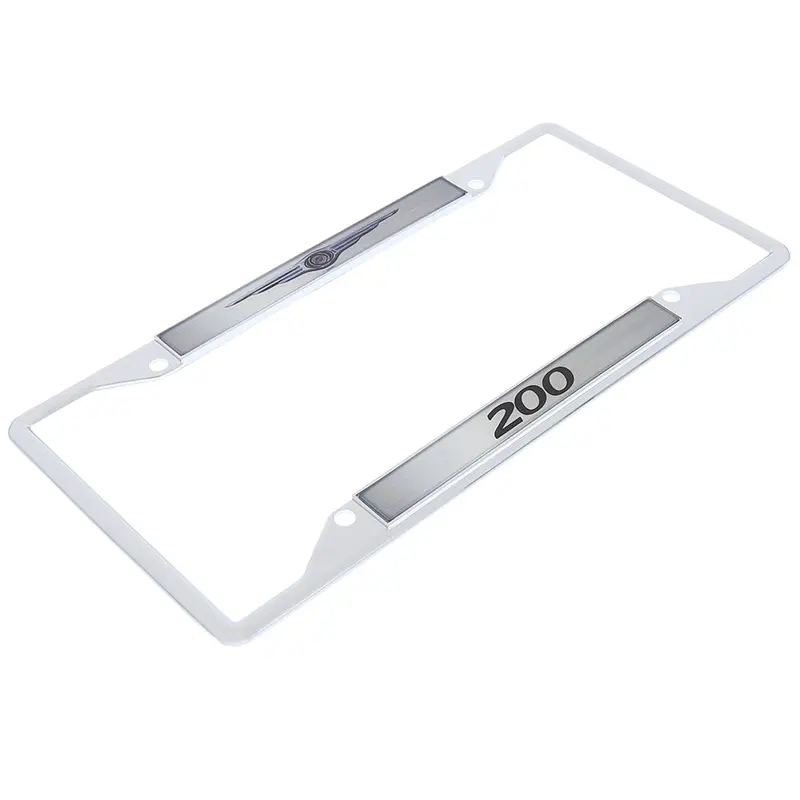 Chrysler 200 License Plate Frame (Chrome) 2