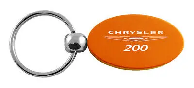 Chrysler 200 Oval Key Ring (Orange) 1