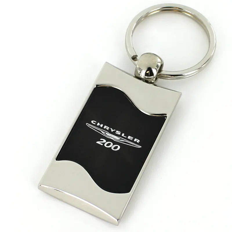 Chrysler 200 Spun Brushed Key Ring 1