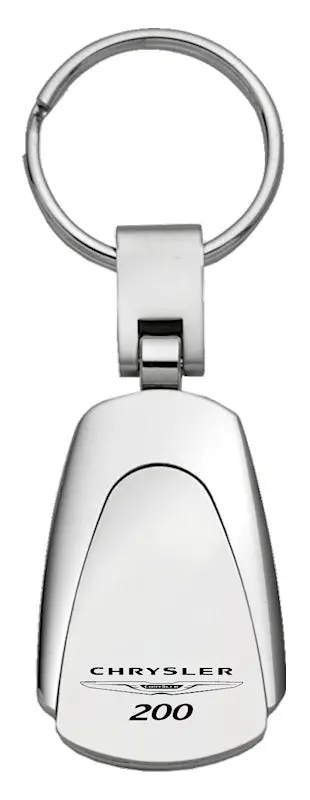 Chrysler 200 Teardrop Key Chain (Silver) 1