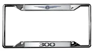 Chrysler 300 License Plate Frame (Black) 1