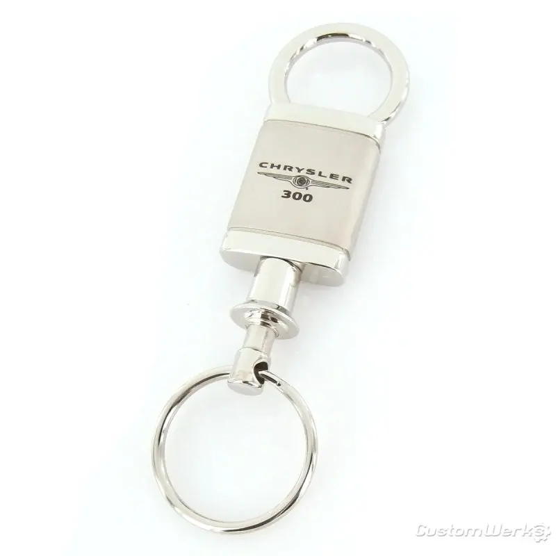 Chrysler 300 Satin Valet Keycahin (Chrome) 1