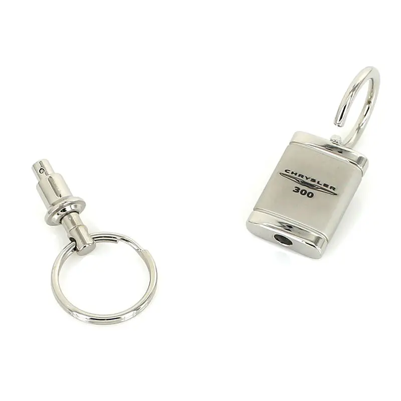 Chrysler 300 Satin Valet Keycahin (Chrome) 2