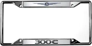 Chrysler 300C License Plate Frame (Black) 1