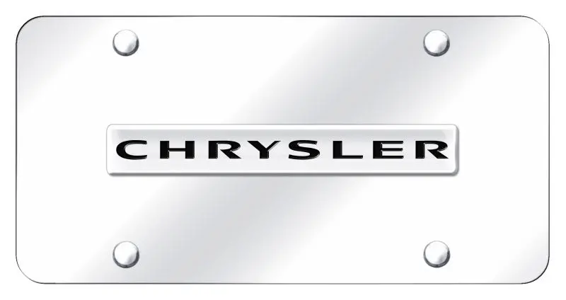 Chrysler Badge License Plate (Chrome) 1