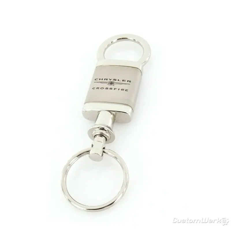 Chrysler Crossfire Satin Valet Keychain (Chrome) 1