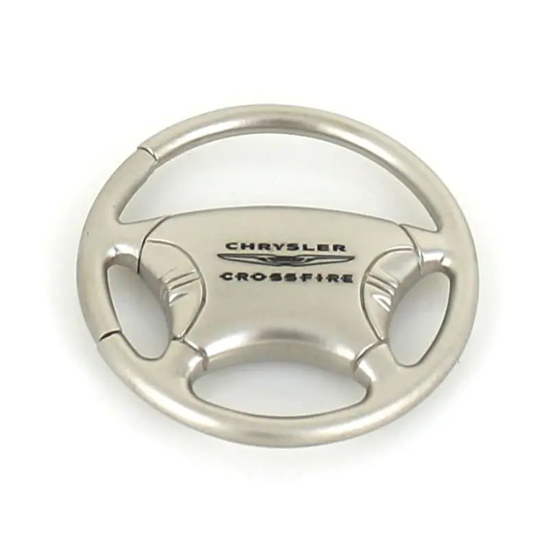 Chrysler Crossfire Steering Wheel Keychain (Chrome) 1