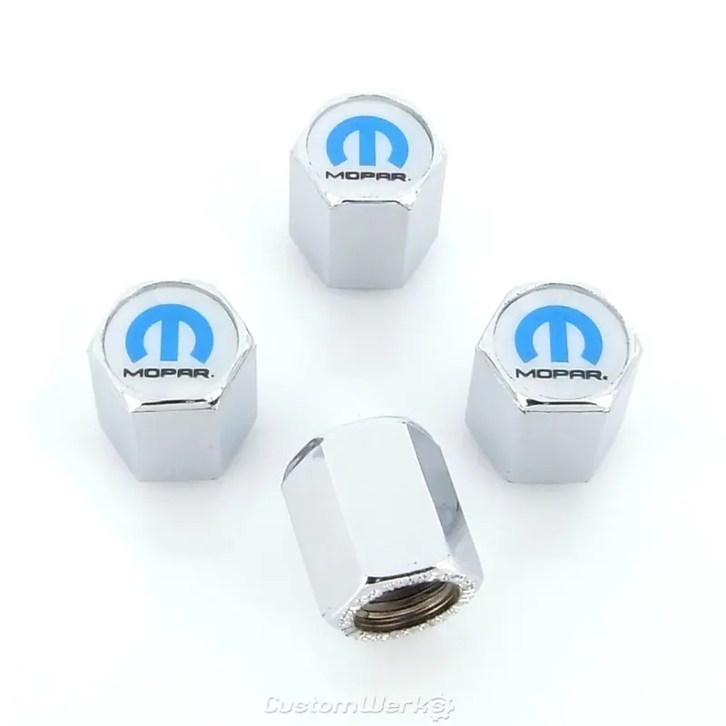 Chrysler Mopar Logo Tire Stem Valve Caps 1