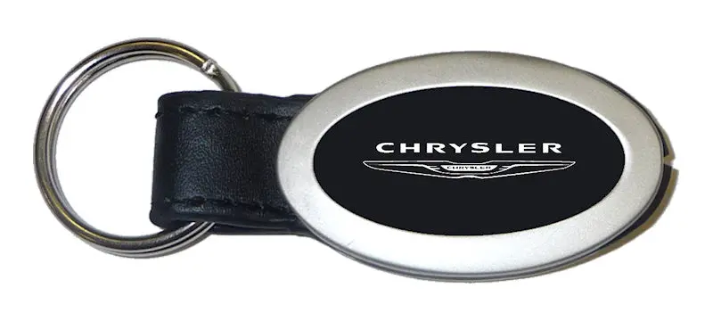 Chrysler Oval Key Chain (Black) 1