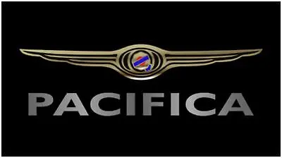 Chrysler Pacifica Lazer-Tag Acrylic License Plate (Black) 1
