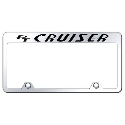 Chrysler Pt Cruiser Laser Etched Truck License Plate Frame (Chrome) 1
