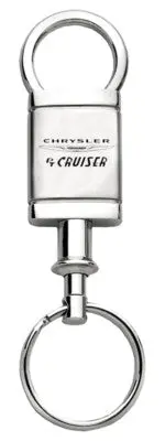 Chrysler Pt Cruiser Satin Chrome Valet Key Chain (Silver) 1