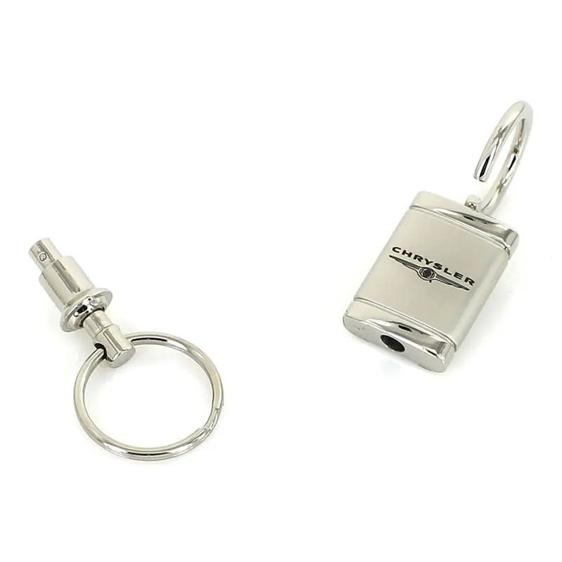 Chrysler Satin Valet Keychain (Chrome) 2