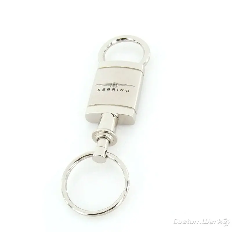 Chrysler Sebring Satin Valet Keychain (Chrome) 1