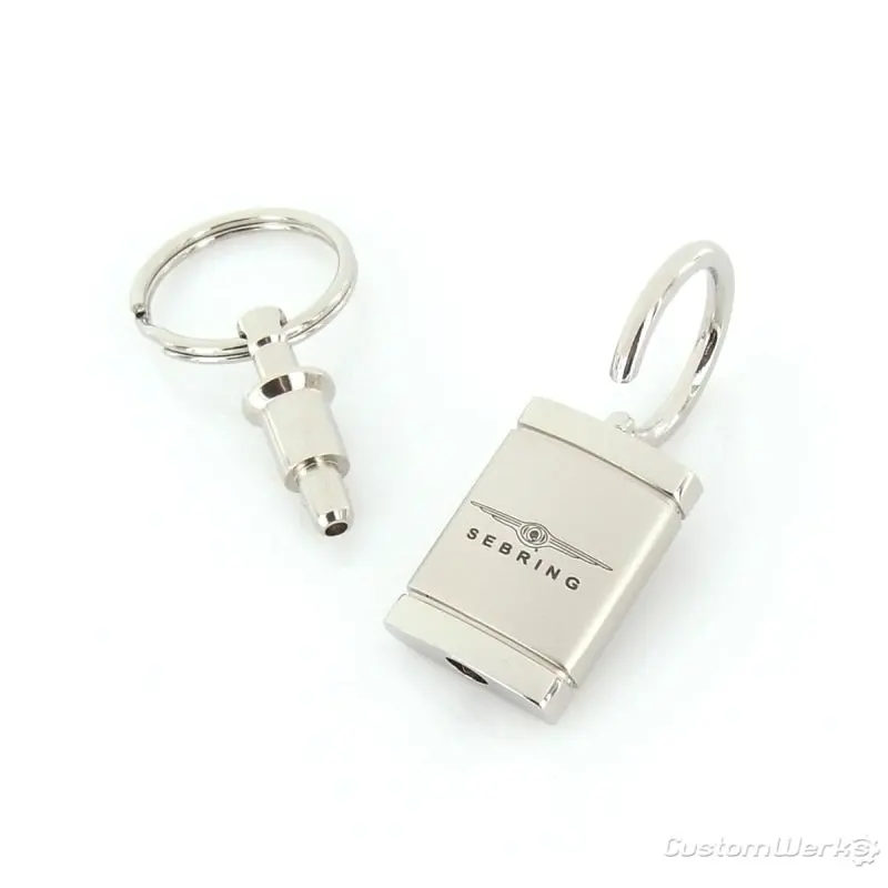 Chrysler Sebring Satin Valet Keychain (Chrome) 2