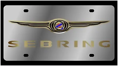 Chrysler Sebring Stainless Steel License Plate (Chrome) 1