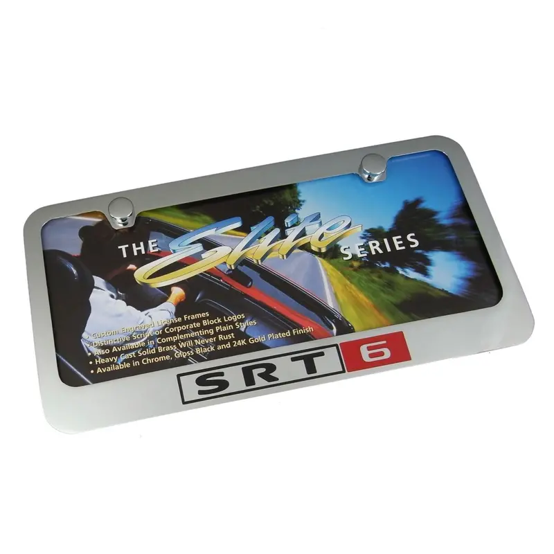 Chrysler Srt6 License Plate Frame (Chrome) 1