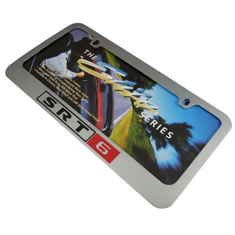 Chrysler Srt6 License Plate Frame (Chrome) 2