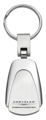 Chrysler Town & Country Teardrop Key Chain (Silver) 1