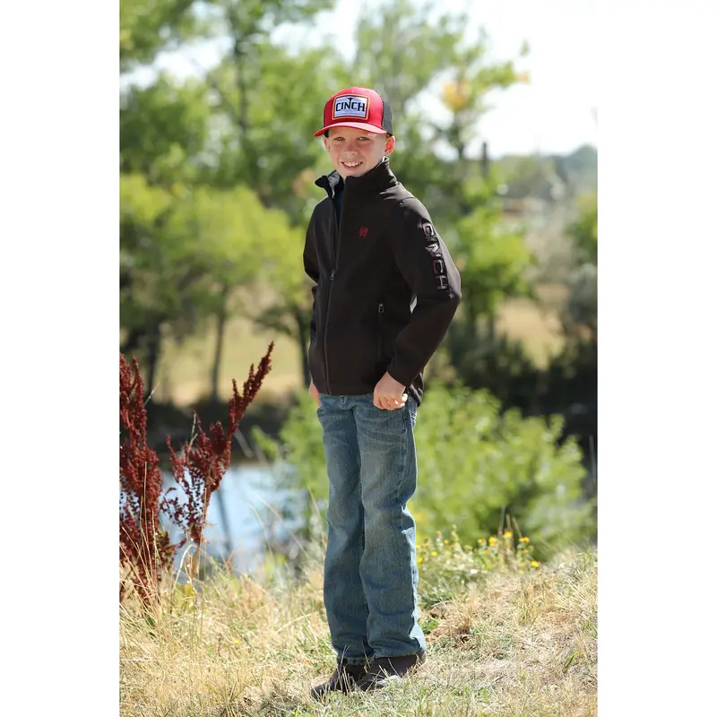 Cinch Boy's Brown Bonded Jacket 1