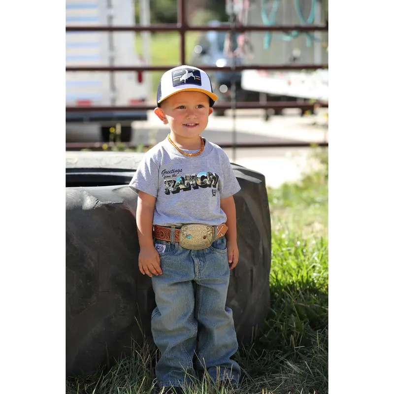 Cinch Boy's Greetings From The Ranch Tee 1