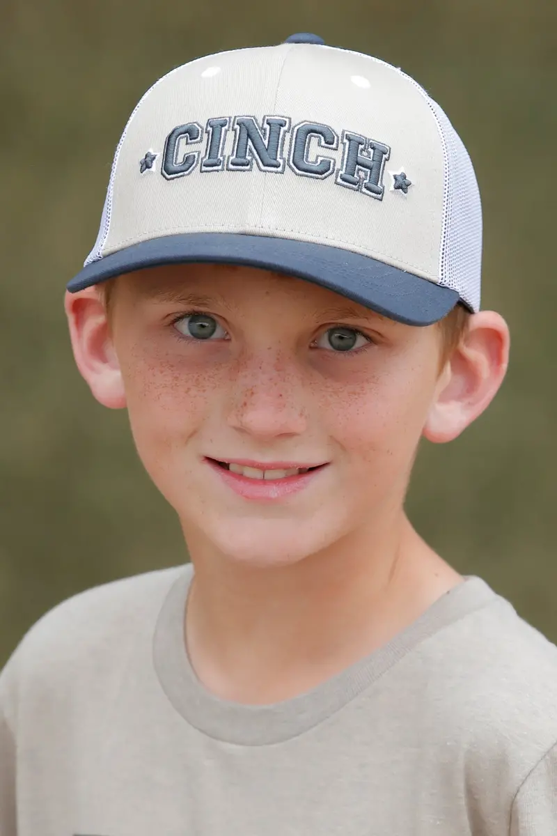 Cinch Boy's Khaki Flexfit Cap 1