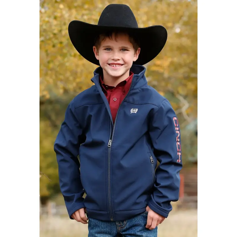 Cinch Boy's Navy Bonded Jacket 1