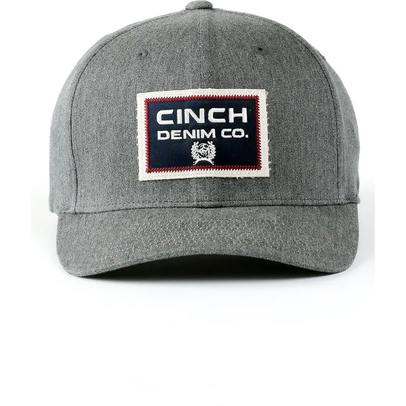 Cinch Flexfit Navy Denim Patch Hat 1