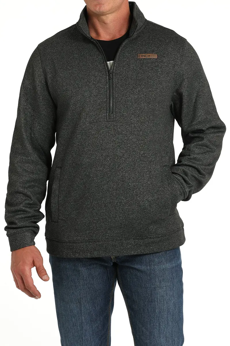 Cinch Men's Black 1/2 Zip Pullover 2