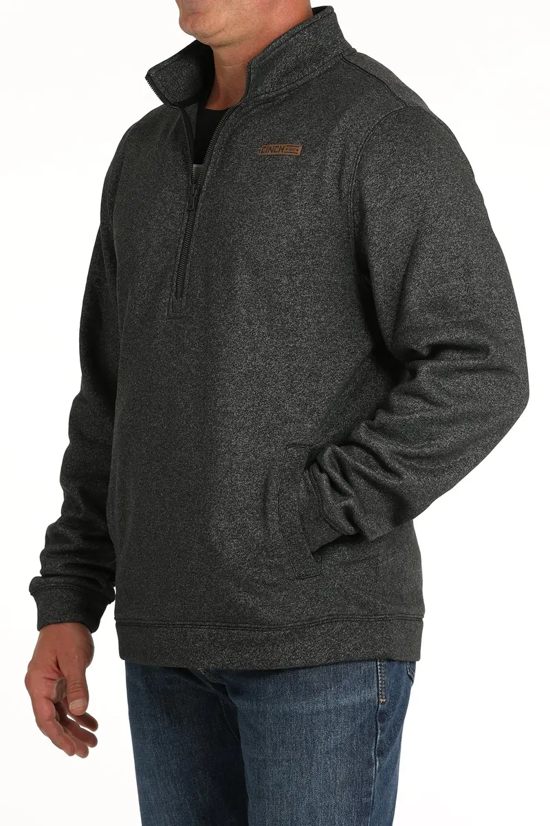 Cinch Men's Black 1/2 Zip Pullover 4