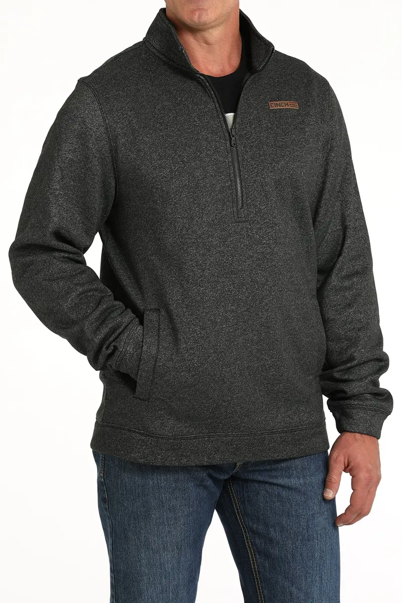 Cinch Men's Black 1/2 Zip Pullover 5