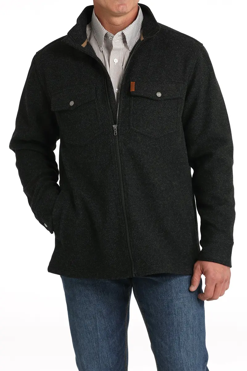 Cinch Men's Black Shirt Jacket 2