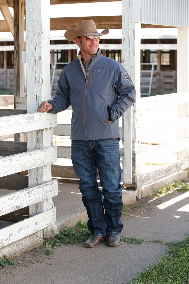Cinch Men's Blue Bonded Jacket 1