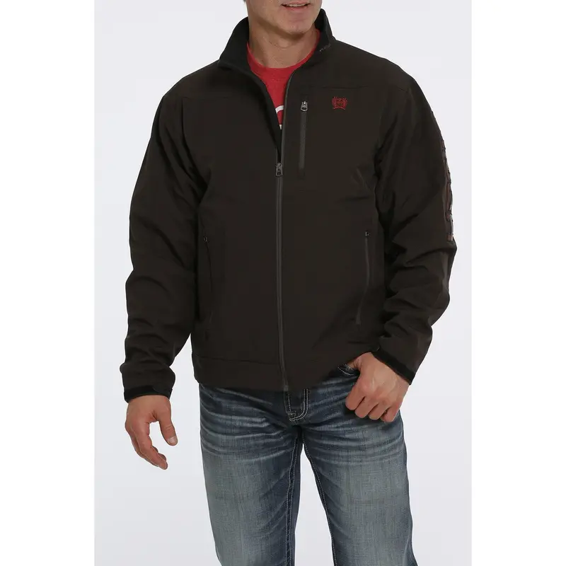 Cinch Men's Brown Lined Bonded Jacket 1