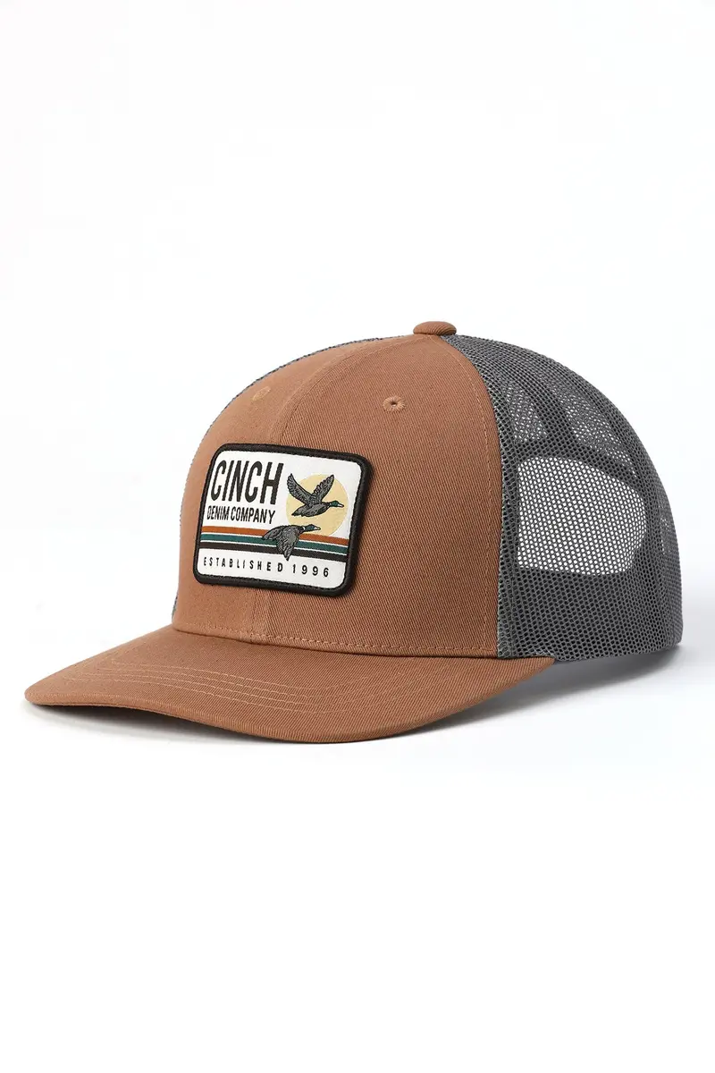 Cinch Men's Gold Flying Duck Cap 1